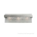 Interior Wall Fixture indoor wall sconce brushed nickel Finish with White Opal Glass